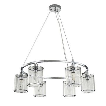 Подвесная люстра 6*E14 V000407 13022/6P Chrome хром Dante Indigo
