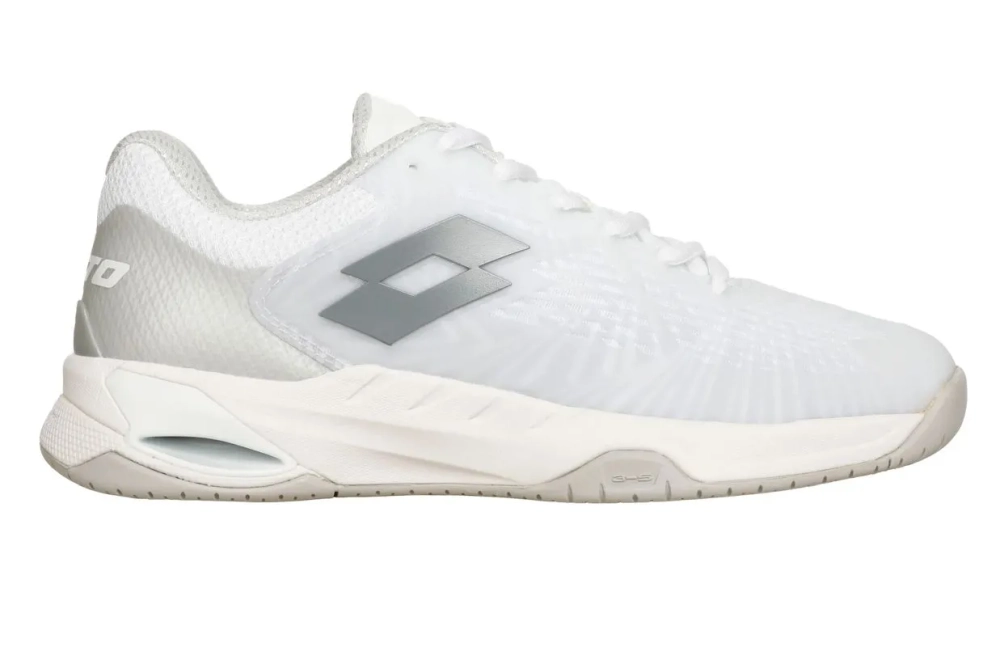Женские теннисные кроссовки Lotto Mirage 100 II SPD W - all white/cool gray 9C
