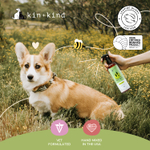 Kin+Kind, спрей от блох и клещей, для собак и кошек, лемонграсс, 946 мл (32 жидк. унции)