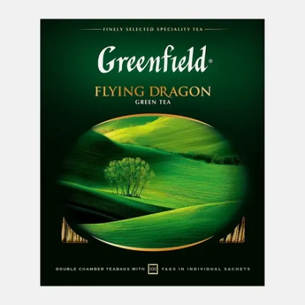 Чай зеленый Greenfield Flying Dragon 100пак 200г