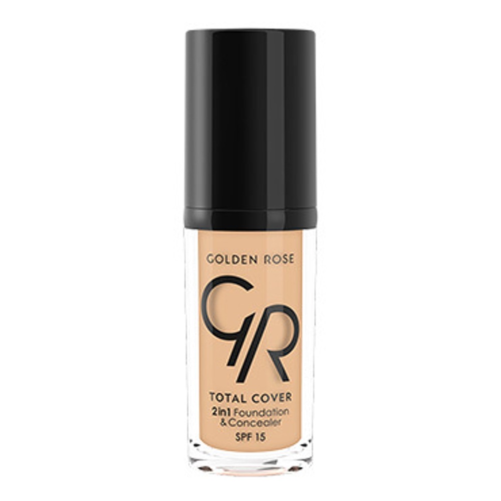 Крем-консилер тональный для лица GR Total Cover 2in1 Foundation &amp; Concealer
