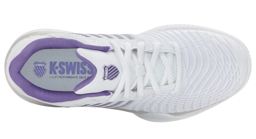 Женские теннисные кроссовки K-Swiss Express Light 3 - white/purple haze/lunar rock