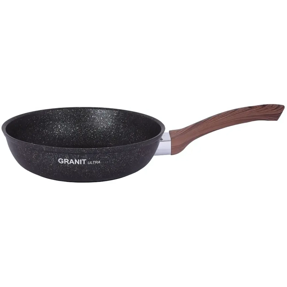 Сковорода 26*6,5см с ручкой «Granit ultra» (blue) сгг260а