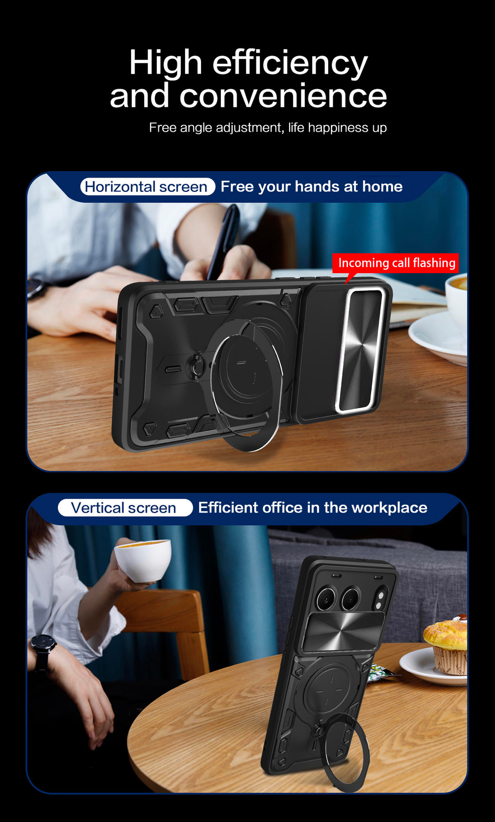 Чехол с кольцом Big Ring Case для OnePlus Nord 4 5G