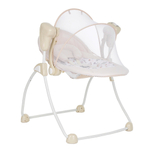 PITUSO электрокачели Viola Cream/Кремовый Hippo пульт,МР3,адаптер,76х61х69см