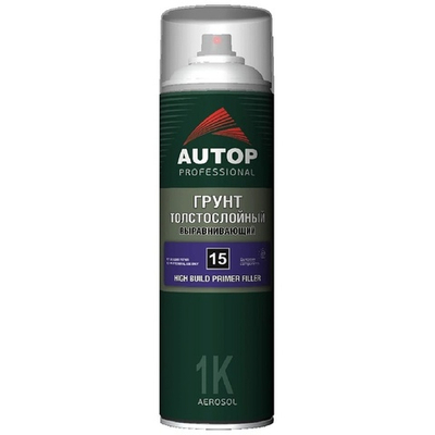 AUTOP PROFESSIONAL №15 Грунт акриловый толстослойный выравнивающий HIGH BUILD PRIMER FILLER 650 мл