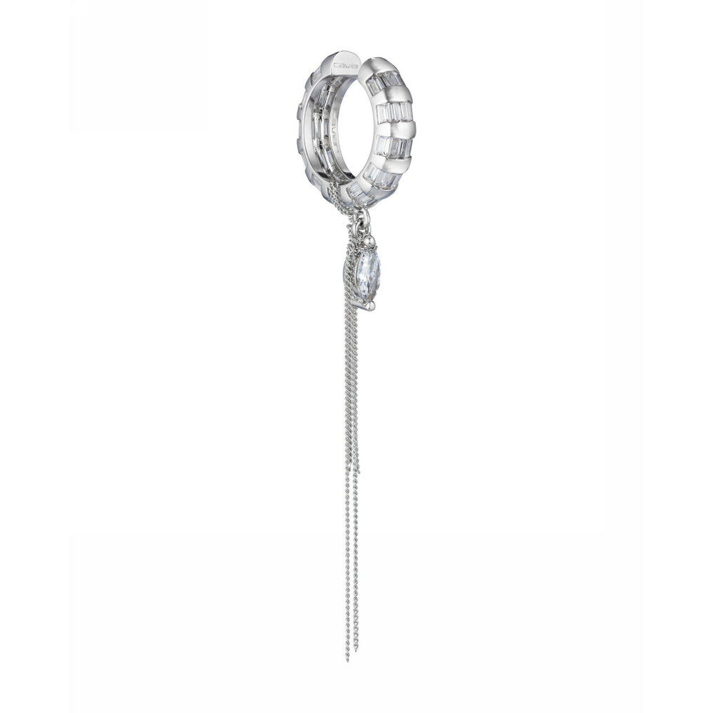 Кафф с подвеской CRUSH — Caviar Jewellery, серебро, фото 2