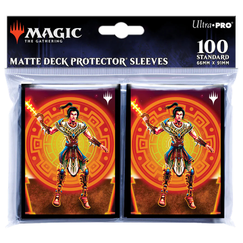 Ultra Pro Standard Sleeves: The Lost Caverns of Ixalan Kellan, Daring Traveler (100 Sleeves)