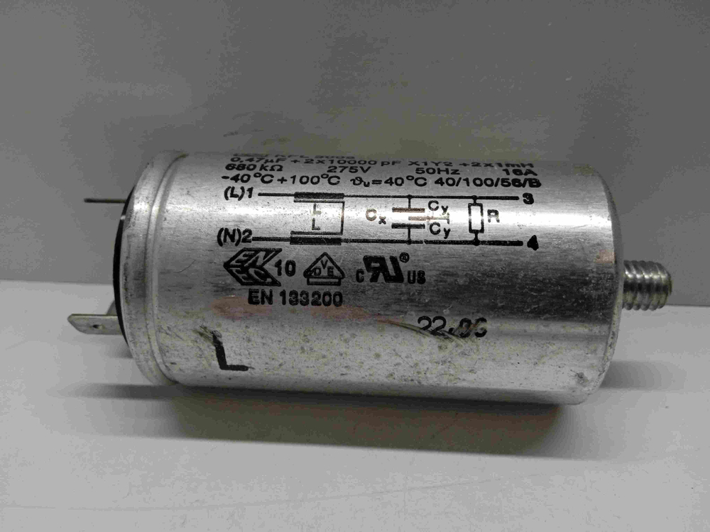 WKD24580T кт275 Сетевой фильтр для стиральной машины Beko WKD24580T б/у