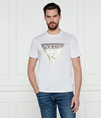 Футболка CHAIN TRI LOG GUESS - белый(M5RI49 K9RM1)