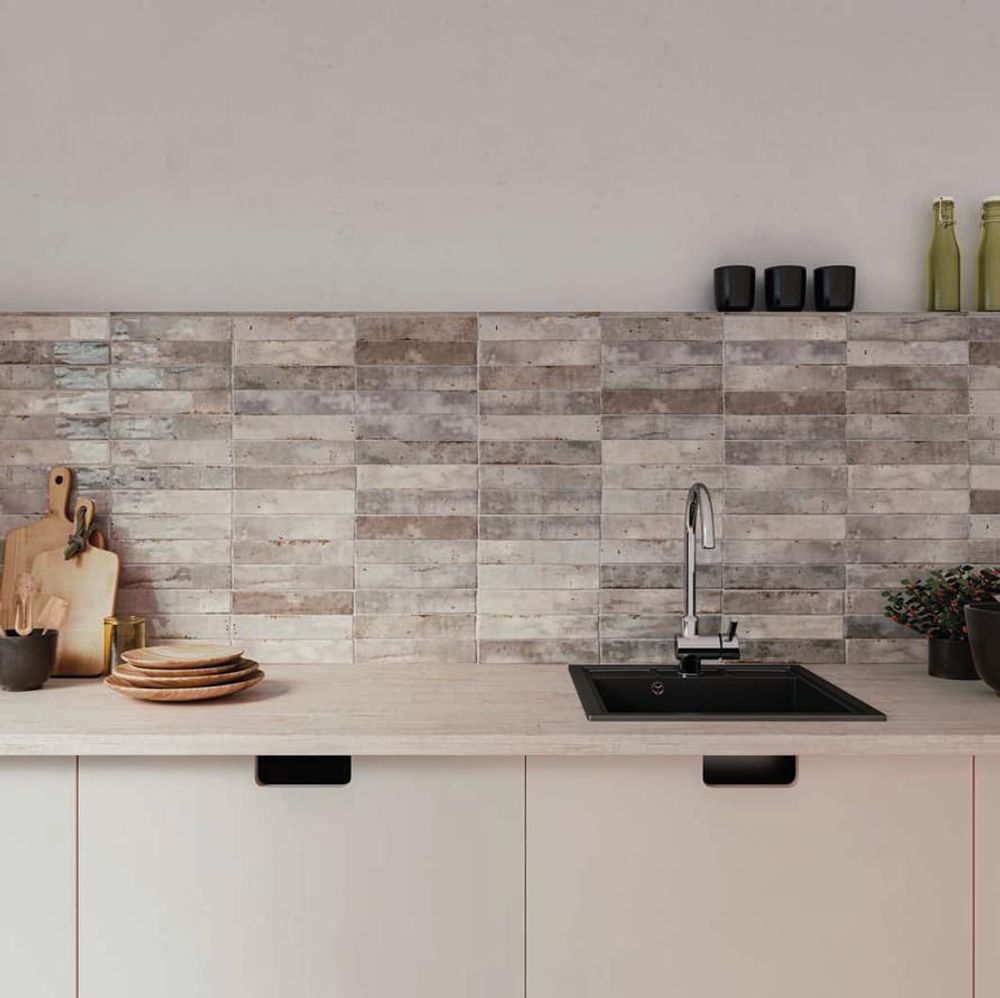 DNA Tiles Enamel WHITE 5x25