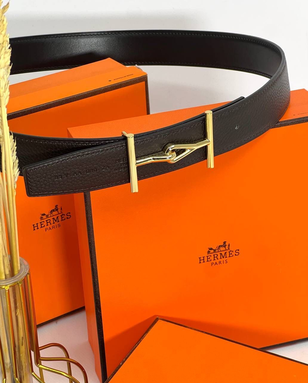 Двусторонний ремень Hermes