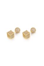 СЕРЬГИ "BUBBLE SQUARE SHINE"