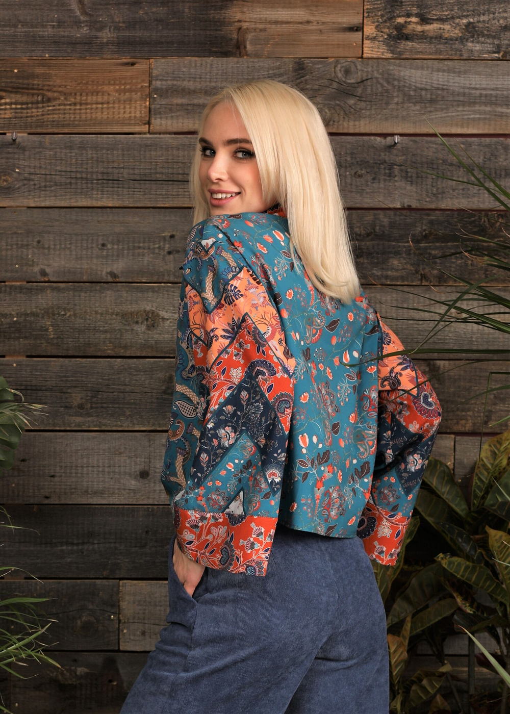 Blouse "Wind from the south. Patchwork"