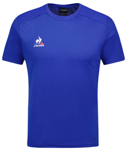 Мужская теннисная футболка Le Coq Sportif Tennis T-Shirt Short Sleeve N°4 - небесный