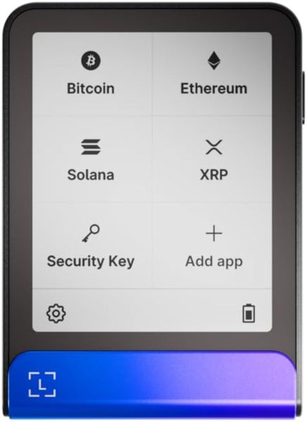 Аппаратный криптовалютный кошелёк Ledger Flex, Синий | Neptune Blue