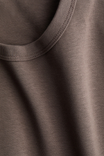 Хлопковая футболка интерлок - H&M