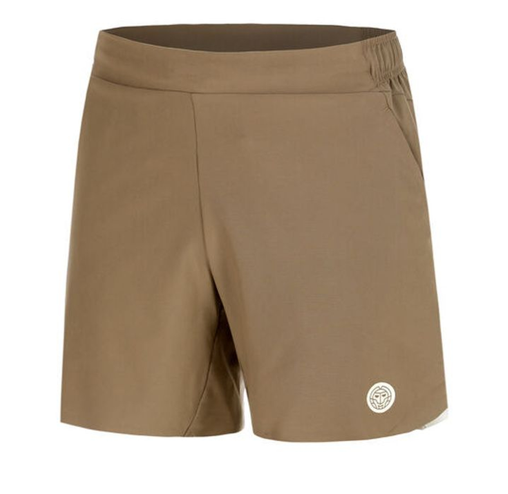 Мужские теннисные шорты Bidi Badu Paris 7in - light brown/beige