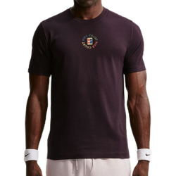Теннисная футболка Nike Court Dri-Fit Heritage - burgundy ash