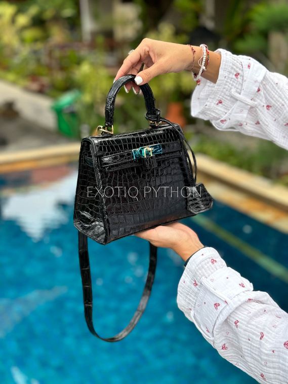 Женская сумка из крокодила Hermes Kelly BG-506