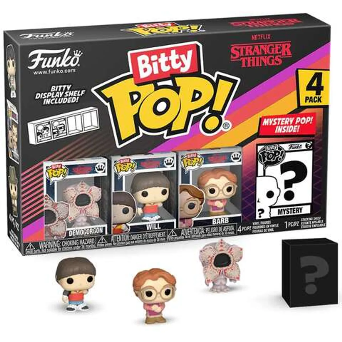 Funko Bitty POP! Stranger Things Season 1. 4 Pack Series 1