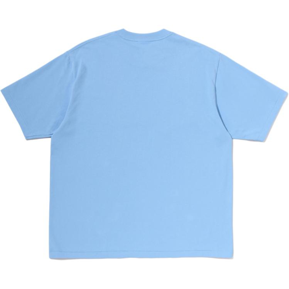 A Bathing Ape Bathing Ape Ss26 Футболка Brand Logo Cotton Regular Sleeve 0zxtem323101q синий