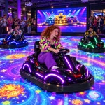 Автодром с интерактивным полом «Световая гонка» (160 м²)