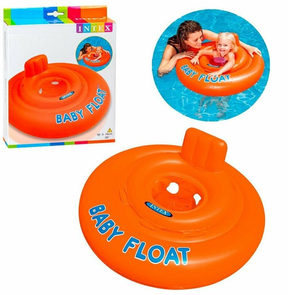 Надувные водные ходунки с трусиками Intex 56588 Baby Float 76 см от 1 до 2 лет до 15 кг