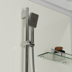 Душевая кабина Niagara Standart ST100/80/15Q (100х80х215) прямоугольник,поддон 15см,распашная,проф.белый,3 места