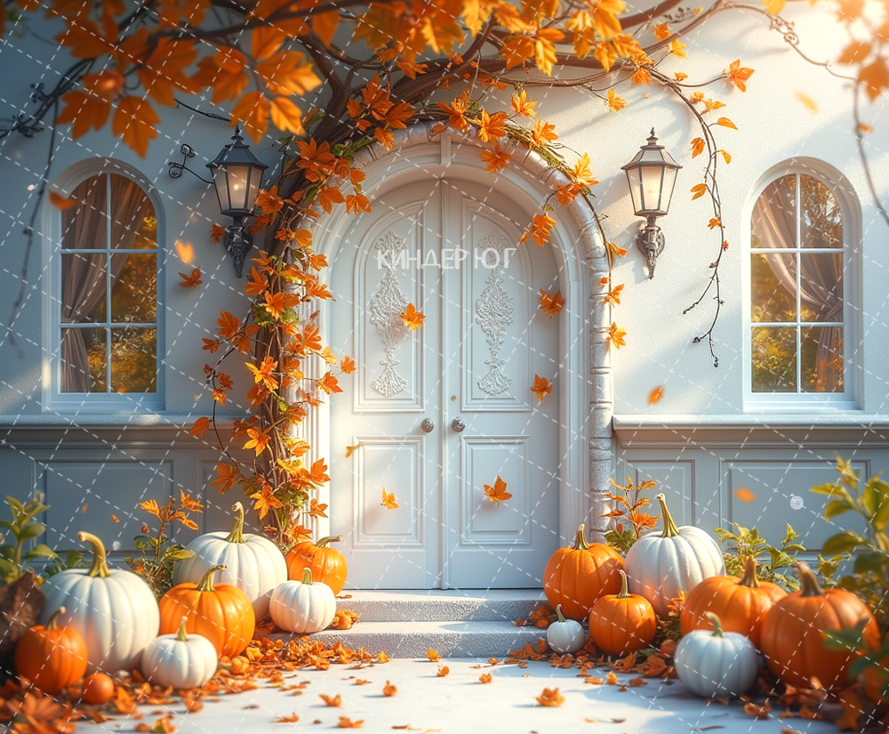 Фотофон "Белый фасад" арт. ФФ906-33