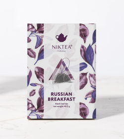 Чай в пирамидках черный NIKTEA Russian Breakfast, NIKTEA Русский завтрак