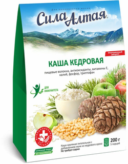 Каша КЕДРОВАЯ, 200 г Сила Алтая, Специалист - 3 пачки