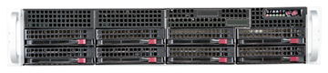 Сервер Supermicro SuperServer 6028R-WTR без процессора/без ОЗУ/без накопителей/количество отсеков 2.5" hot swap: 8/LAN 1 Гбит/c