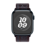 Умные часы Apple Watch Series 9 GPS, 45mm, Aluminium Case with Nike Sport Loop, Midnight/Black Blue (Темная ночь) MR9Q3/MUJX3