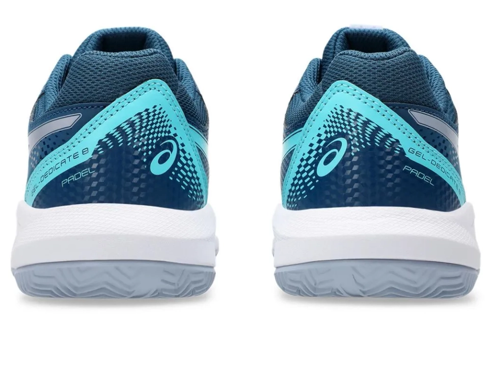 Детские кроссовки для падела Asics Gel-Dedicate 8 Padel GS - mako blue/grey blue