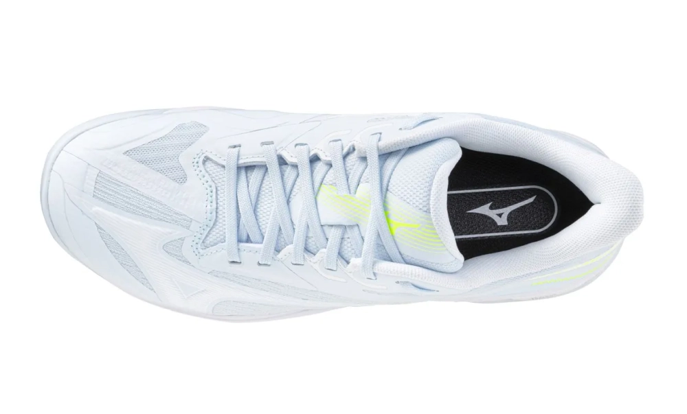 Женские теннисные кроссовки Mizuno Wave Exceed Court CC - ice water/light yellow/anc