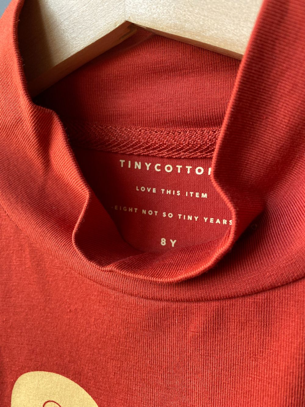 Новая хлопковая водолазка Tinyсottons, 128