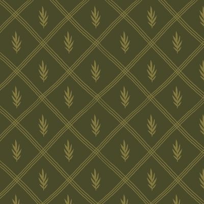 линии и квадраты с листьями. клетка