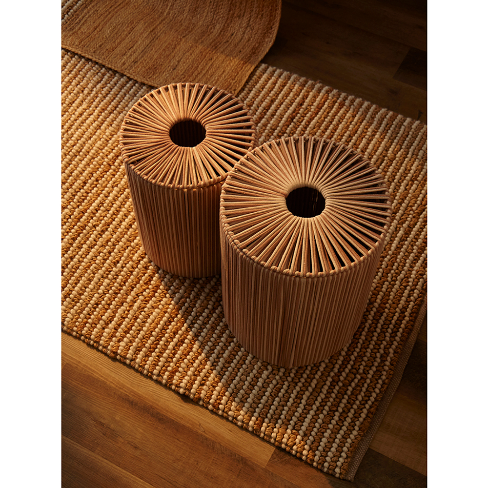 Корзина плетеная dholak beige из коллекции ethnic, размер s