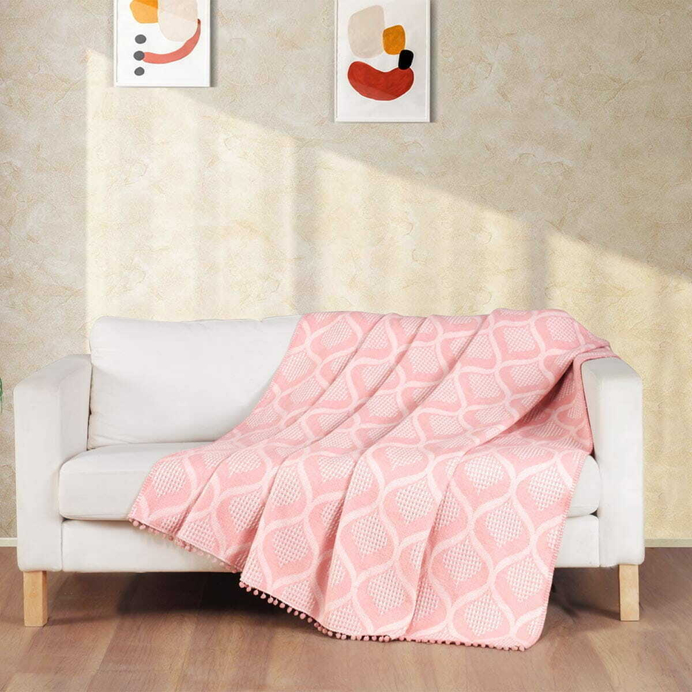 Плед 150x200 Arya home Sofitel розовый
