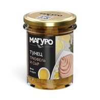 Филе тунца полосатого в соусе "Трюфель с сыром" с маслом, 200г
