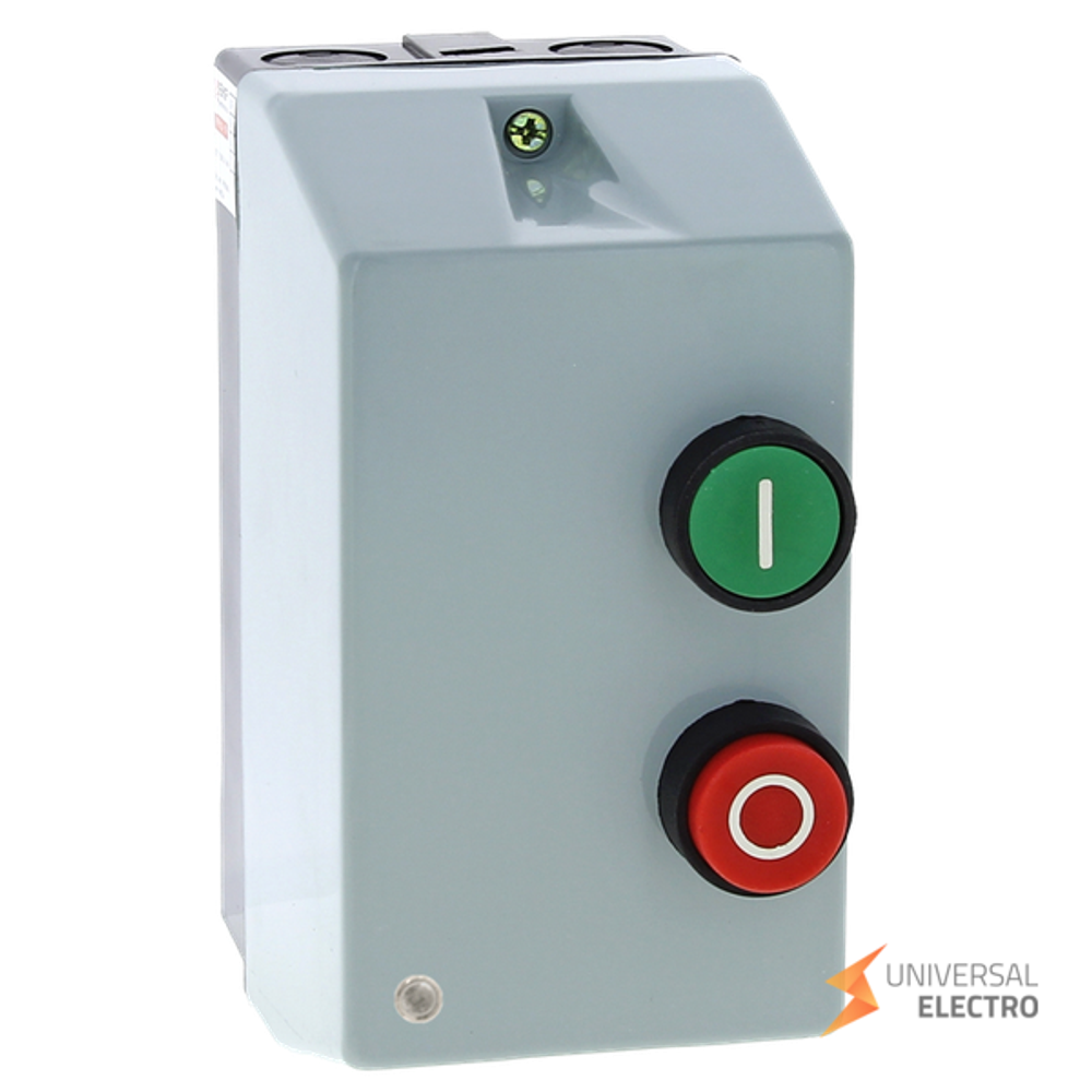 Пускатель в корпусе IP65 КМЭ 9А 400В с РТЭ Ir-7-10А и индик, EKF PROxima