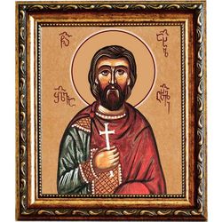 Шалва Ахалцихский мученик. Икона на холсте.