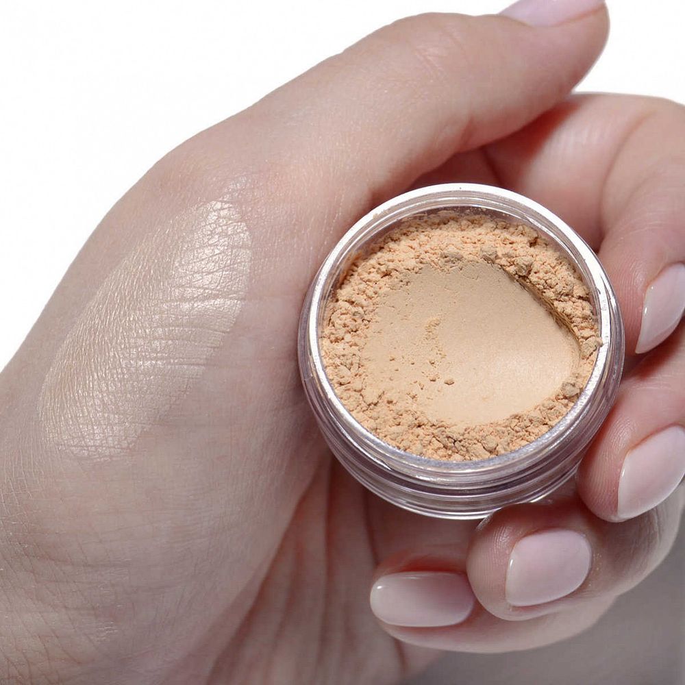 Тени для глаз Сатиновая коллекция ES208 Светло-лососевый 1,5 гр (Kristall Minerals Cosmetics)