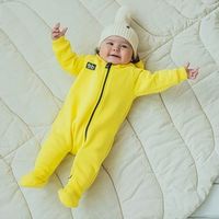 Комбинезон с капюшоном "Лимон" утепленный 0+