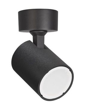 Накладной точечный светильник CLT 017CW1R BL черный Invisia Crystal Lux