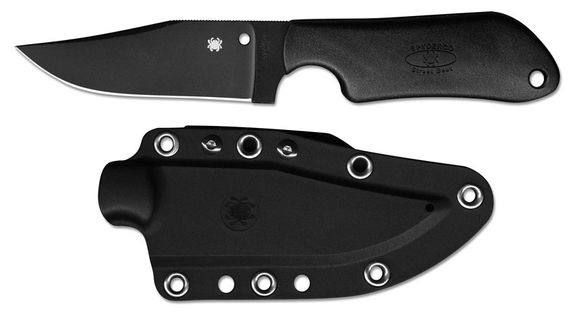 Цена наНож Spyderco Street Beat FB15PBBK, сталь VG-10, рукоять FRN, чёрный