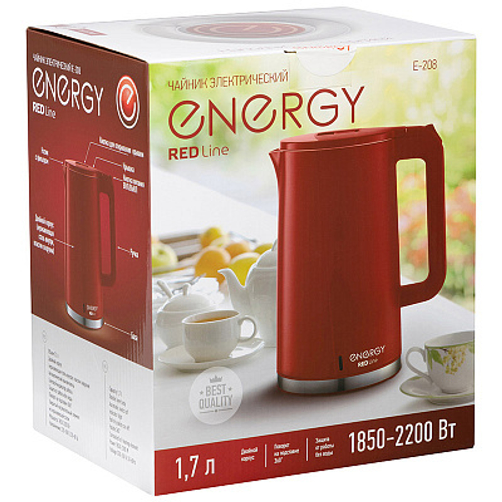 Чайник Energy E-208 красный (164149)