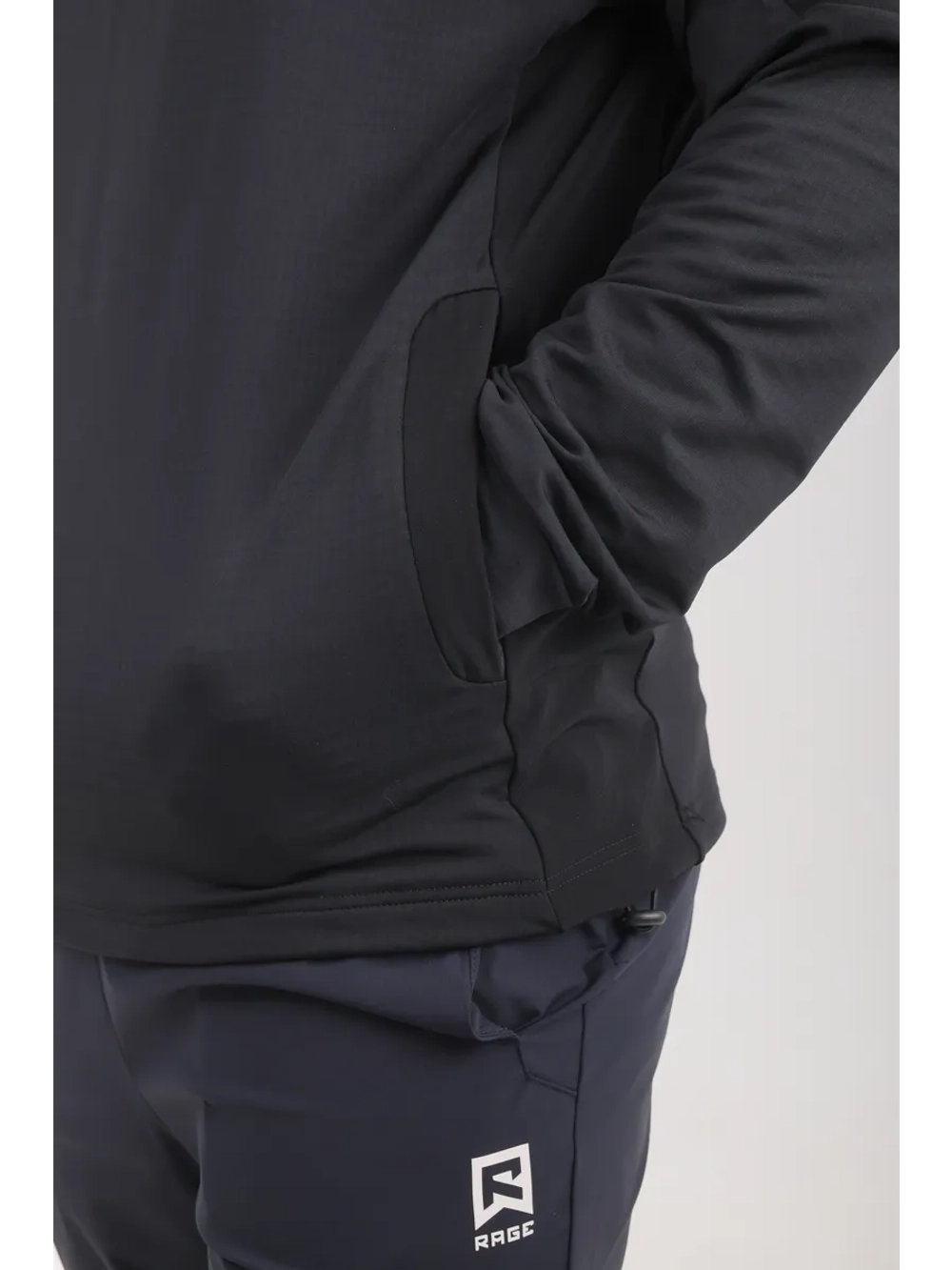 Худи спортивное с молнией Rage black арт.: HY26509