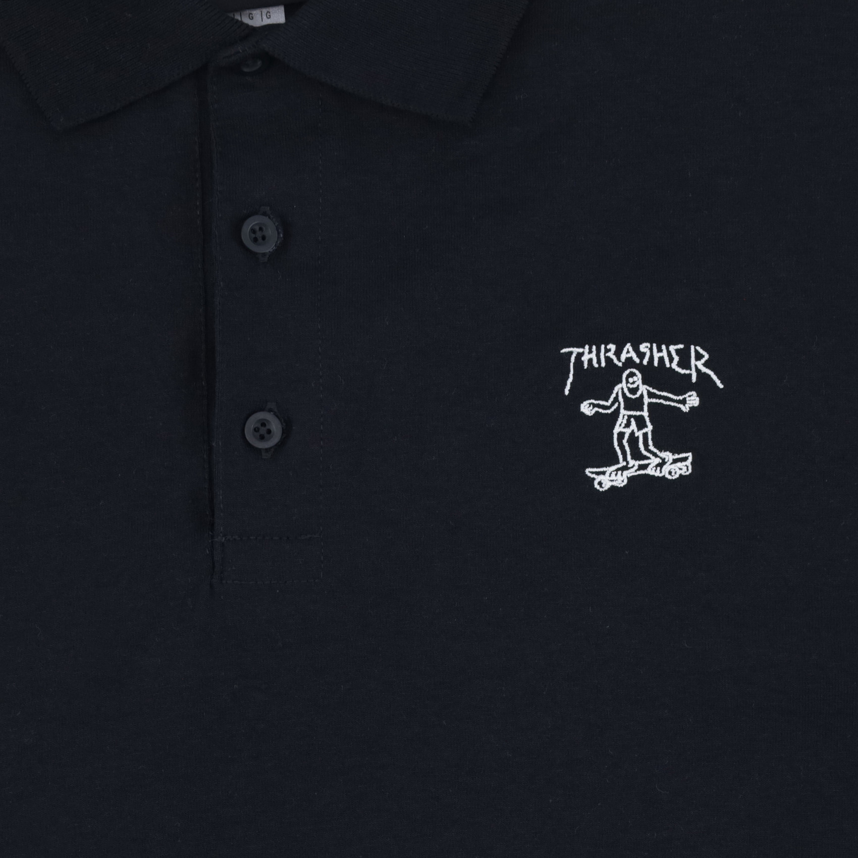 Поло Thrasher Little Gonz Polo (black) артикул: - купить в магазине Дайс
